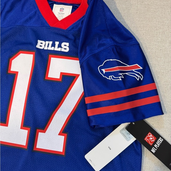Josh Allen #17 Buffalo Bills NFL Blue Youth Player Home Jersey, Sz M, NWT - Picture 6 of 9
